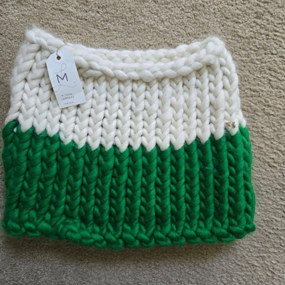 NWT Mischa Lampert Kelly and White Large Snood - Picture 7 of 13